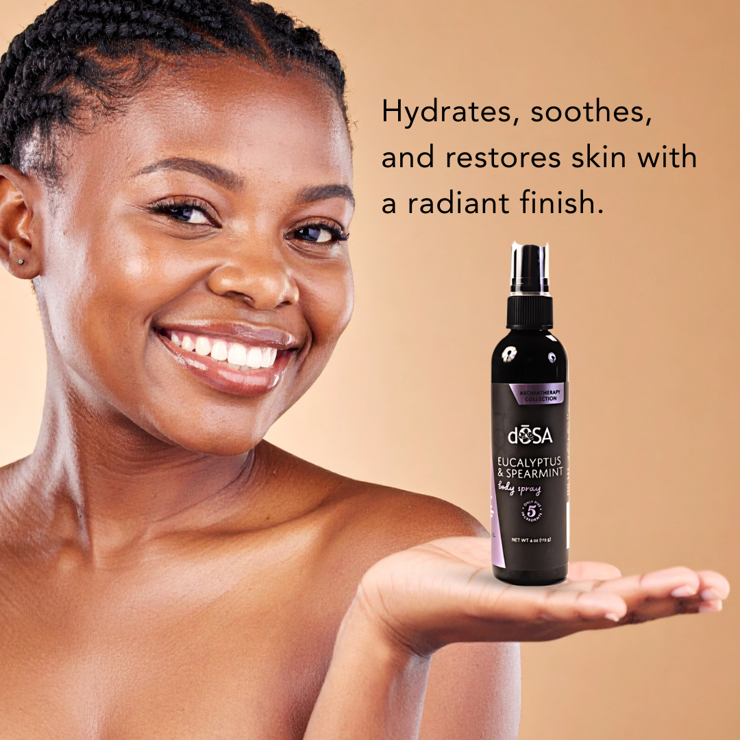 Eucalyptus & Spearmint Body Spray - Hydrating, Refreshing, and Lightweight Skin Care