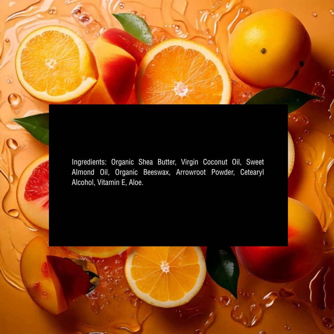 Peach & Lemon Zest  Moisturizing Body Butter
