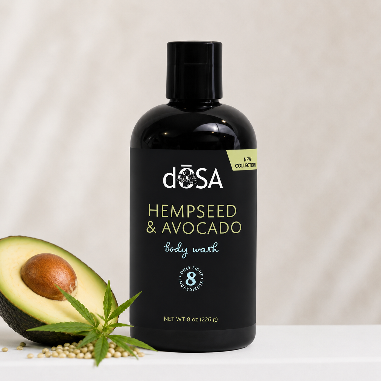 Hemp Seed & Avocado Body Wash | Moisturizing Clean Body Wash