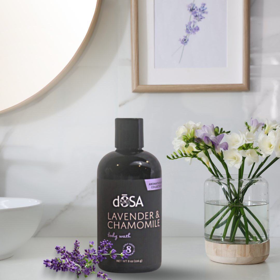 Lavender & Chamomile Natural Body Wash -Plant-Based, Gentle Cleanser for Soft, Nourished Skin