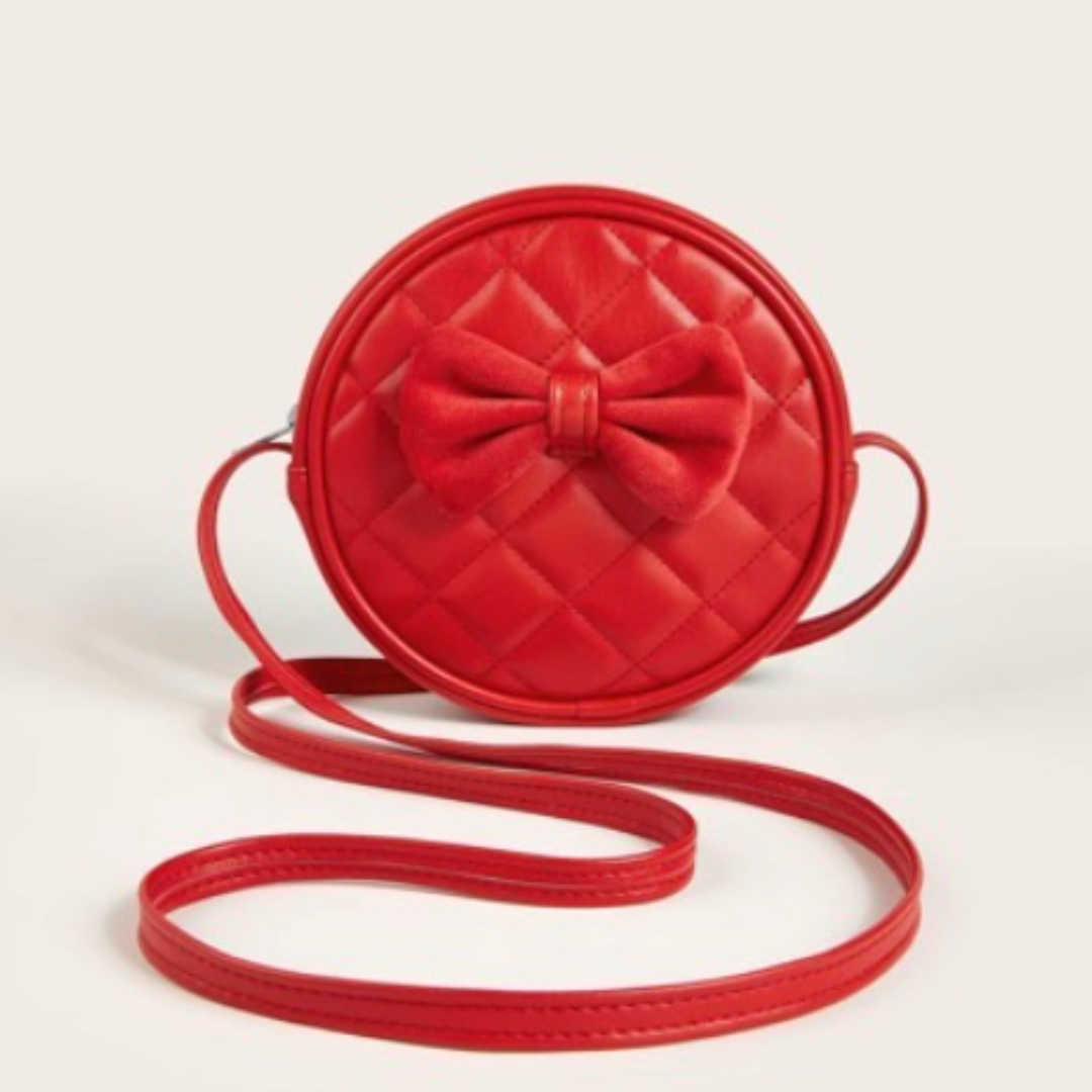 Red Purse with a Red Bow