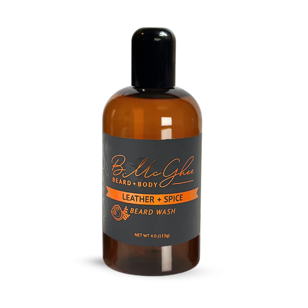 Leather + Spice Natural Beard Wash