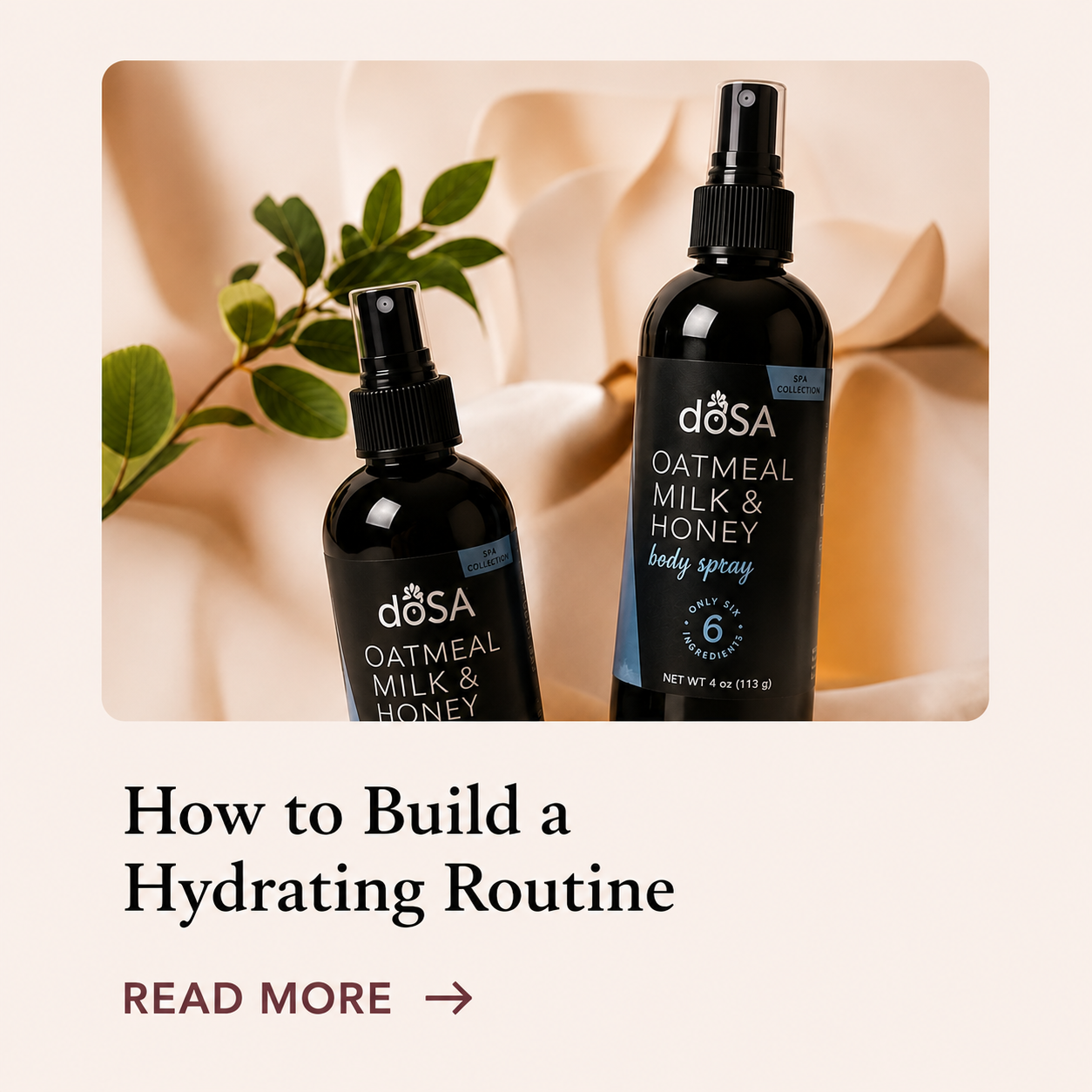 How to Build a Hydrating Routine