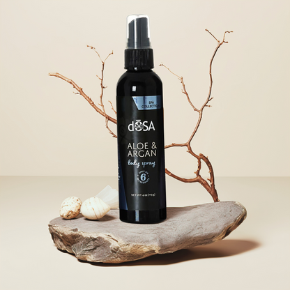Aloe &amp; Argan Body Spray - Hydrating, Refreshing, and Lightweight Skin Care