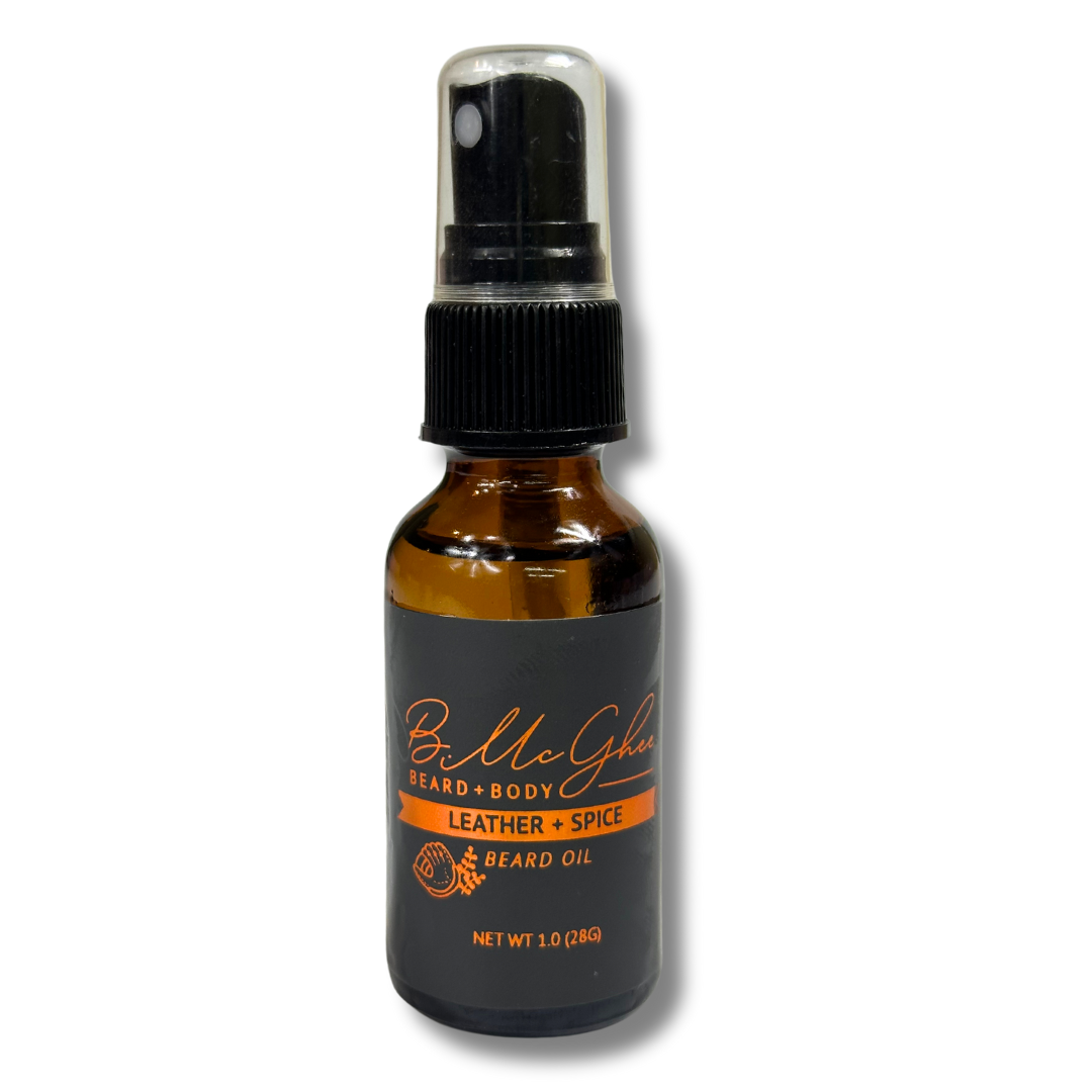 Leather &amp; Spice Conditioning Beard Oil