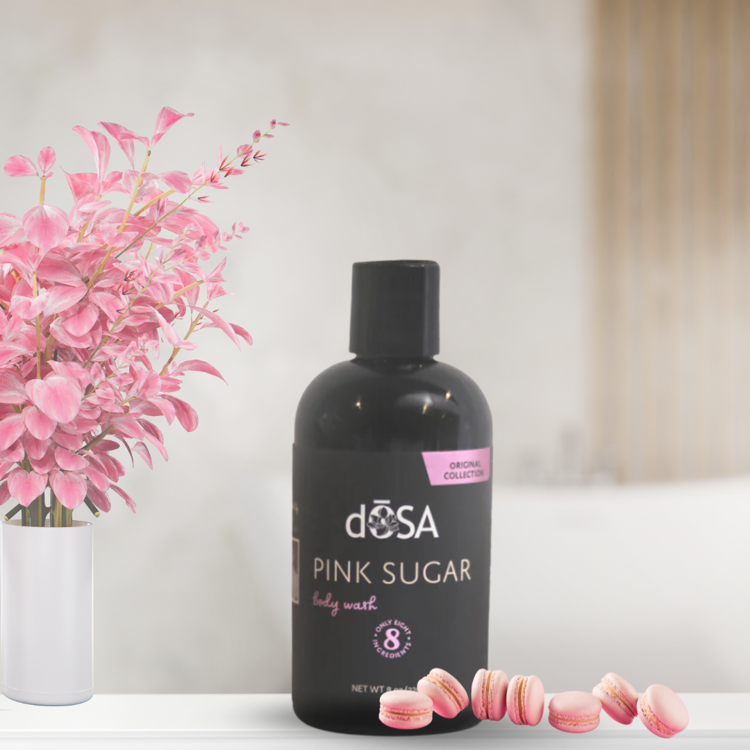 Pink Sugar Body Wash - Plant-Based, Gentle Cleanser for Soft, Nourished Skin