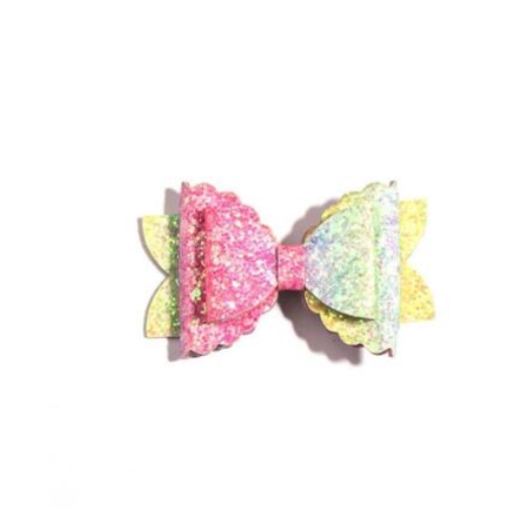 Multicolor Sequin Hair Bow